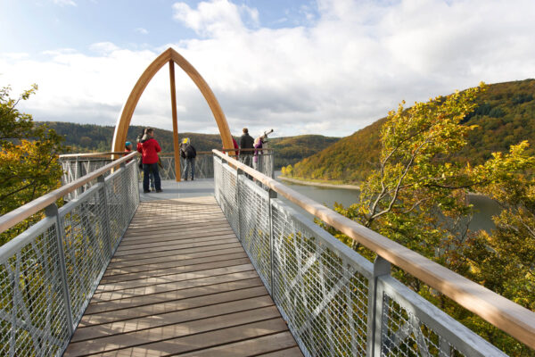 Baumkronenweg am Edersee im Nationalpark Kellerwald Edersee
